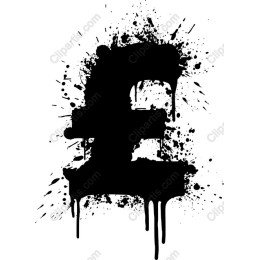 Grunge Pound Sign