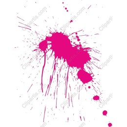 Vibrant Pink Paint Splash