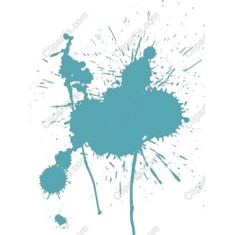 Teal Paint Splash