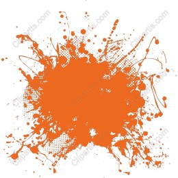 Vibrant Orange Splash