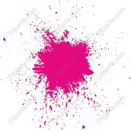 Vibrant Pink Paint Splash