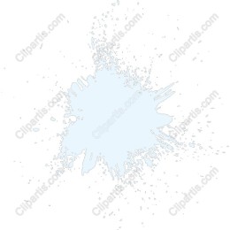 Light Blue Paint Splash
