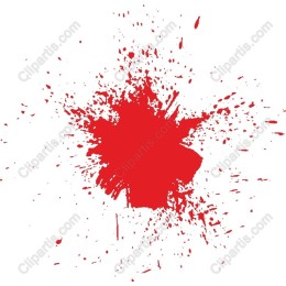 Dynamic Red Paint Splash