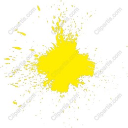 Vibrant Yellow Paint Splash