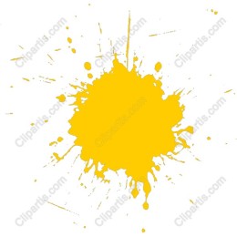Bright Yellow Paint Splash