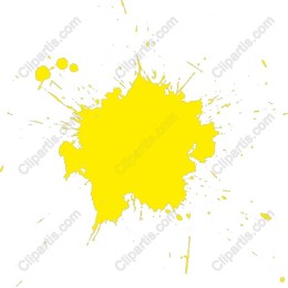 Vibrant Yellow Paint Splash