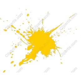 Vibrant Yellow Paint Splash
