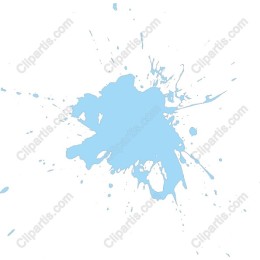 Blue Paint Splash