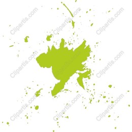 Vibrant Green Splash