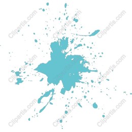 Turquoise Ink Splash