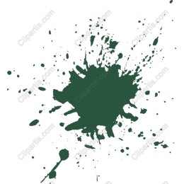 Green Ink Splash
