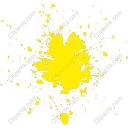 Vibrant Yellow Paint Splash