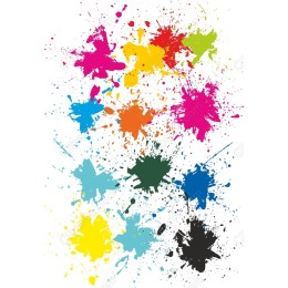 Colorful Paint Splatter