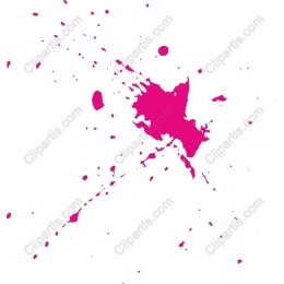 Hot Pink Ink Splash