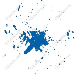 Blue Paint Splash