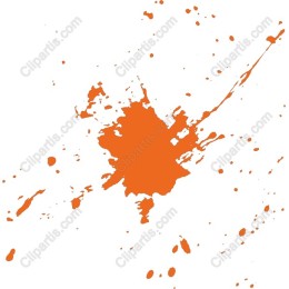 Orange Splatter