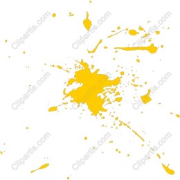 Vibrant Yellow Paint Splash