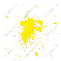 Vibrant Yellow Paint Splash