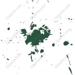 Dynamic Green Ink Splash