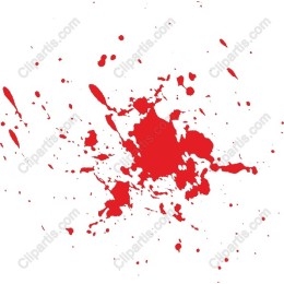 Vibrant Red Paint Splash