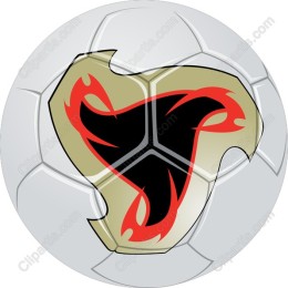 Bold Soccer Ball Crest