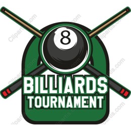 Billiards Tournament Logo