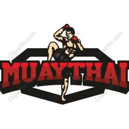 Dynamic Muay Thai Fighter