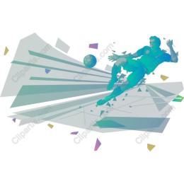 Dynamic Soccer Player in Action