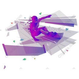 Dynamic Snowboarder