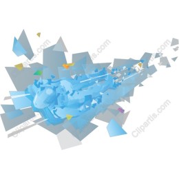 Blue Velocity - Abstract Speed