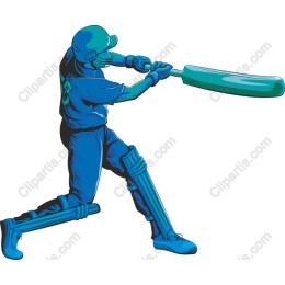 Vibrant Cricket Player
