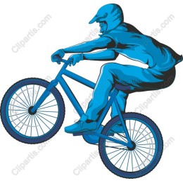 BMX Rider in Motion