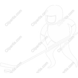 Dynamic Ice Hockey Player