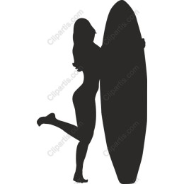 Surfing Woman