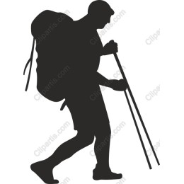Hiker in Motion