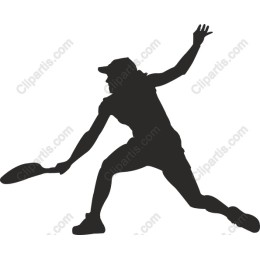 Female Tennis Player Action