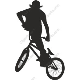 Dynamic BMX Rider