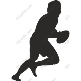 Dynamic Rugby Player