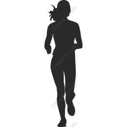 Dynamic Female Runner