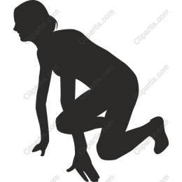 Dynamic Crouching Figure