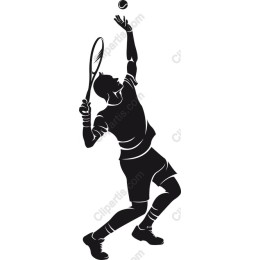 Tennis Player Serve
