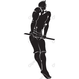 Dynamic Male Gymnast