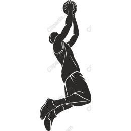 Dynamic Basketball Player Dunk