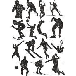 Sports Set - 16 Dynamic Athlete