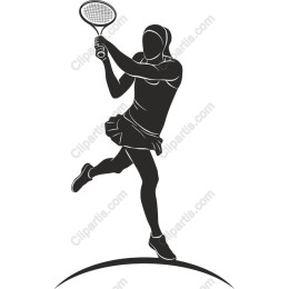 Dynamic Female Tennis Player