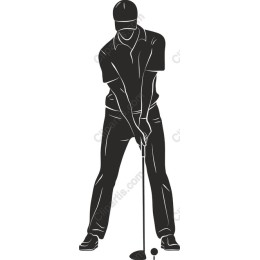 Golfer in Action