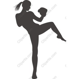 Dynamic Female Kick