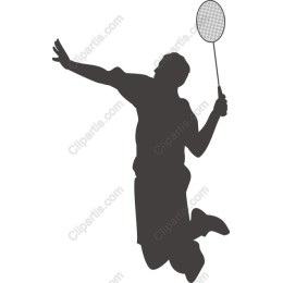 Badminton Player Jump