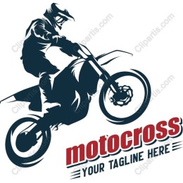 Dynamic Motocross Rider