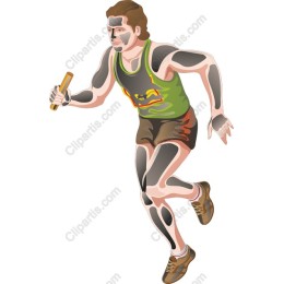 Dynamic Male Runner
